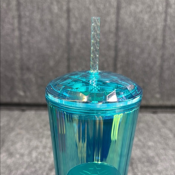 Starbucks Blue Tumbler with Straw - Picture 4 of 5